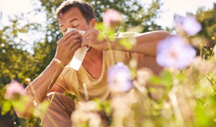 Can hay fever cause dry eyes